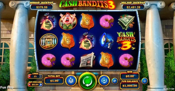 Cash Bandits 3 Slot Game RTG