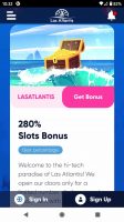 Las Atlantis Mobile App Welcome Bonus