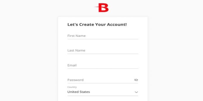 BetOnline step one sign up