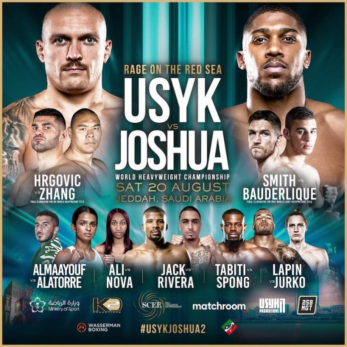 Oleksandr Usyk vs Anthony Joshua 2: Full Undercard Announced