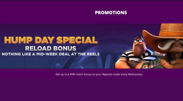 Super Slots Wednesday reload bonus