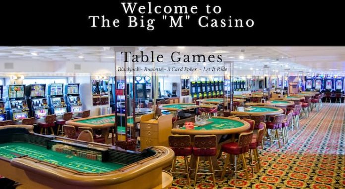 BIG M Casino homepage 