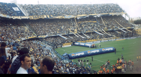 Estadio "Bombonera" of Boca Juniors.