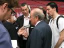 Sepp Blatter - interview - Camp Nou