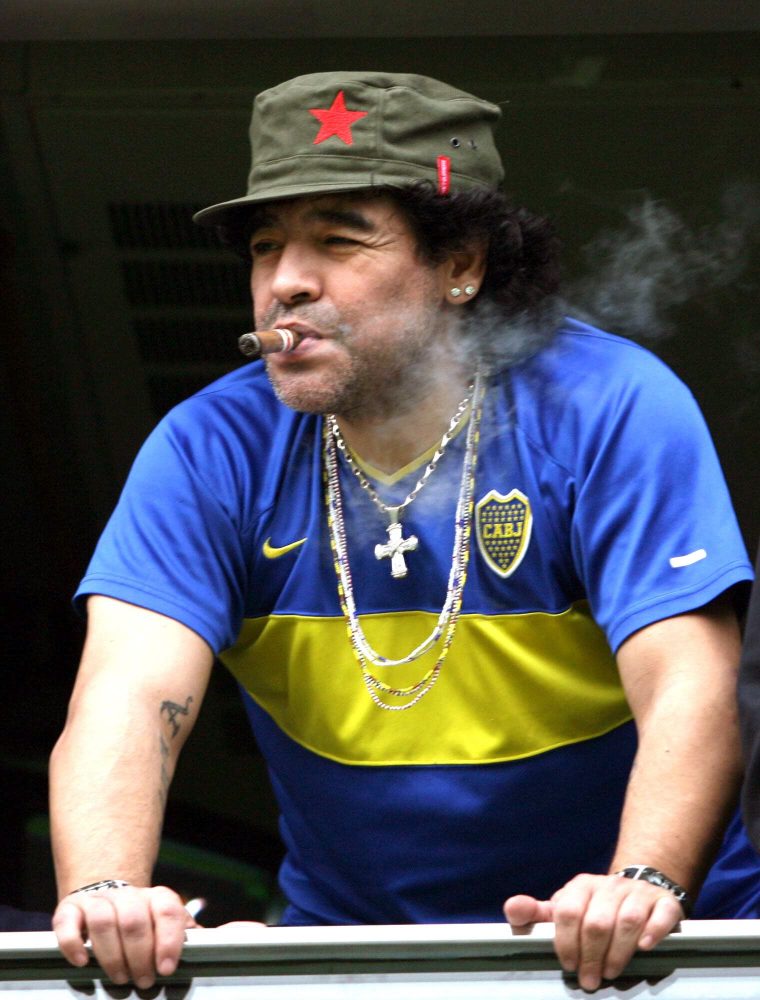 Do you want to get into Maradona's underpants?