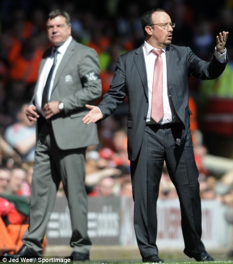 Allardyce and Benitez. Not the best of friends