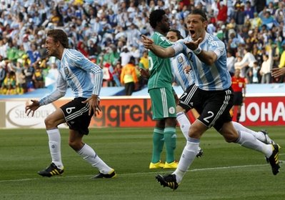 South Africa Soccer WCup Argentina Nigeria