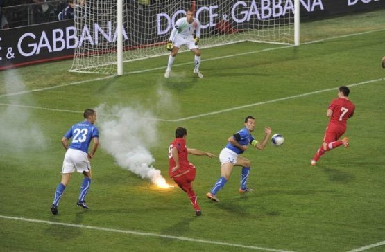 Italy v Serbia - EURO 2012 Qualifier