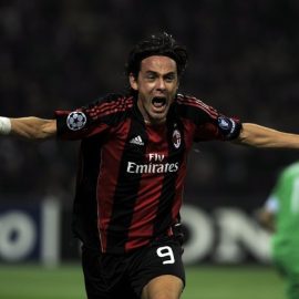 Filippo Inzaghi Is One Of The Top Scorers Of Champions League Quarter-Finals