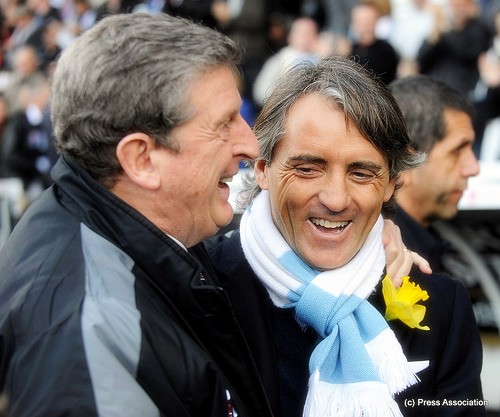 Roy Hodgson (Liverpool) & Roberto Mancini (Manchester City)