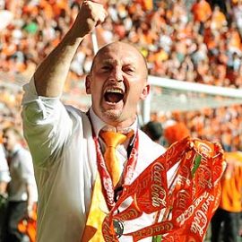 Ian Holloway after Blackpool's promotion