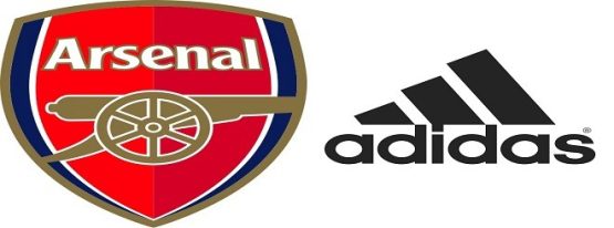 arsenal adidas logos