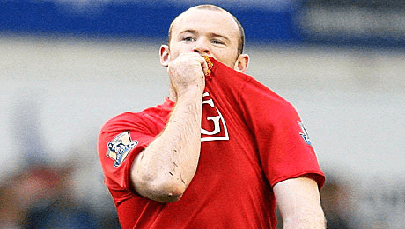 Wayne Rooney Badge Kissing