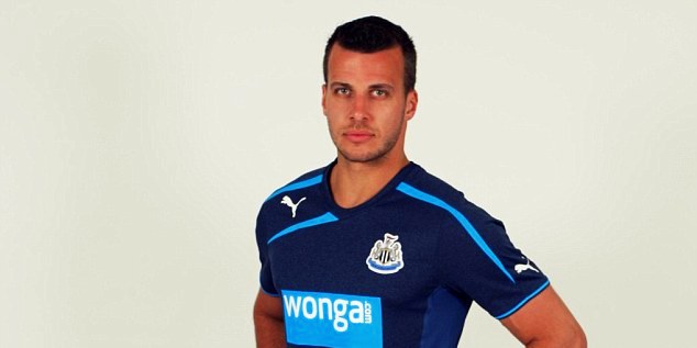 Newcastle 2013-14 away shirt - Steven Taylor