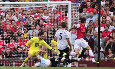 Olivier Giroud, Arsenal v Spurs