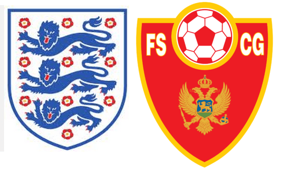 Crests of England and Montenegro