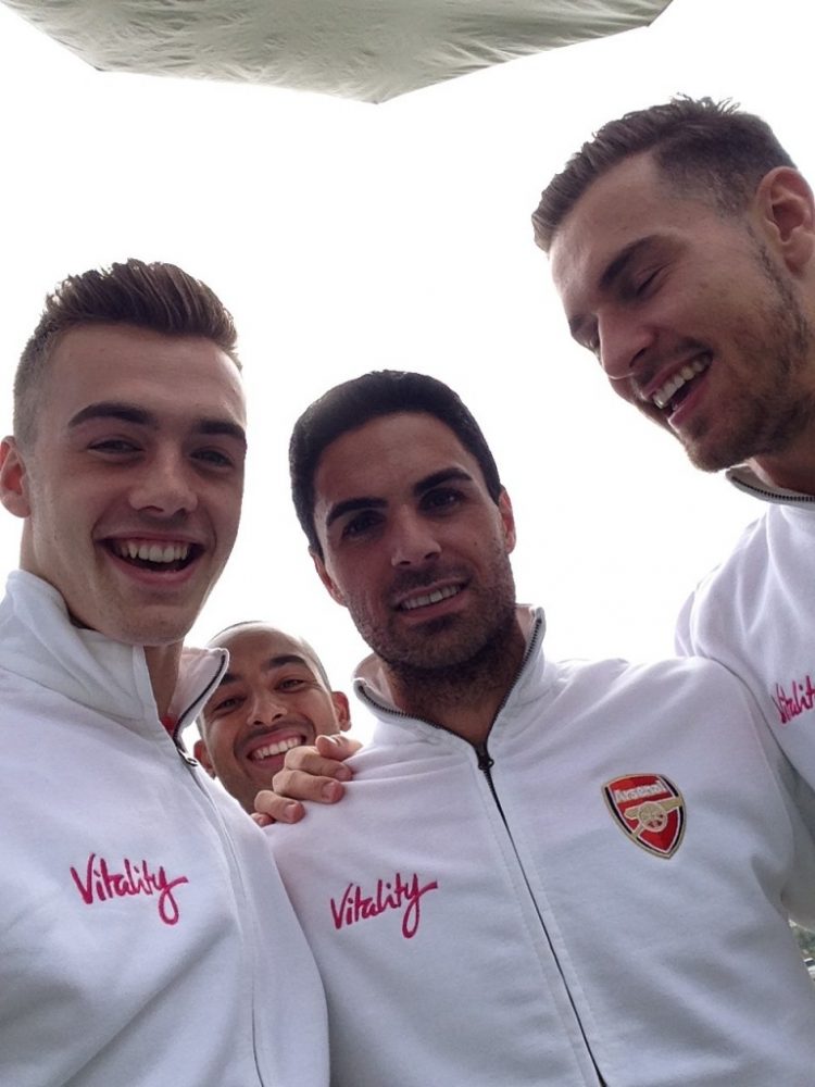Vitality Arsenal Selfie33