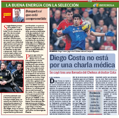 Diego Costa Injury