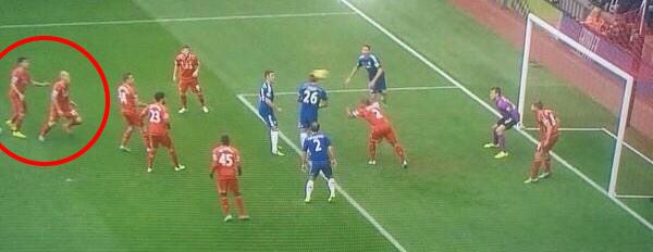 In Circle marked are Skrtel and Lovren