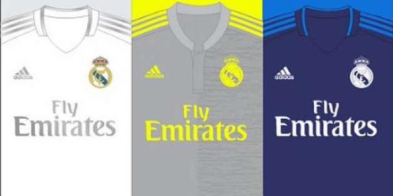 Real Madrid 2015-16 kits