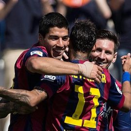 Luis Suarez + Neymar + Lionel Messi