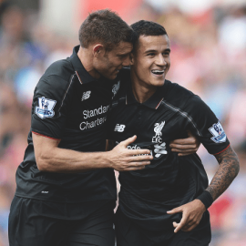 Coutinho scored a stunning goal for Liverpool against Stoke