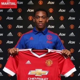 Anthony Martial signed for Manchester United this summer
