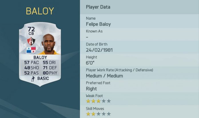 FIFA 16: Baloy