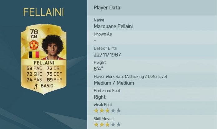 FIFA 16: Marouane Fellaini