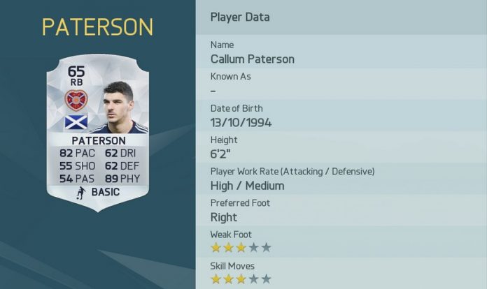 FIFA 16: Paterson