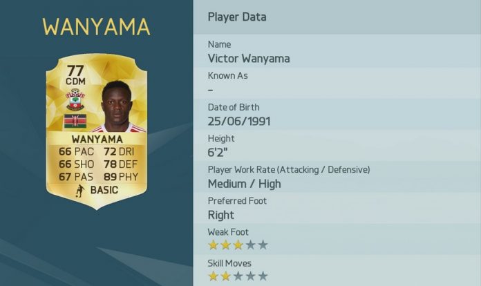 FIFA 16: Victor Wanyama