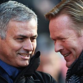Jose-Mourinho-talks-to-Ronald-Koeman