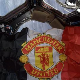 Man-United-fans-fly-the-flag-on-the-International-Space-Station