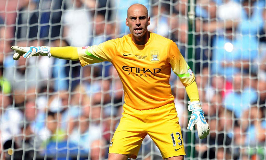 Willy Caballero, Manchester City goalkeeper