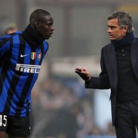 Jose Mourinho and Mario Balotelli