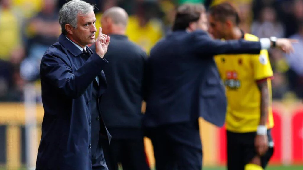 Mourinho also blamed the referees after United's loss to Watford.