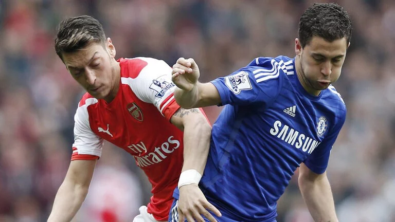 Mesut Ozil and Eden Hazard are key players for their respective sides