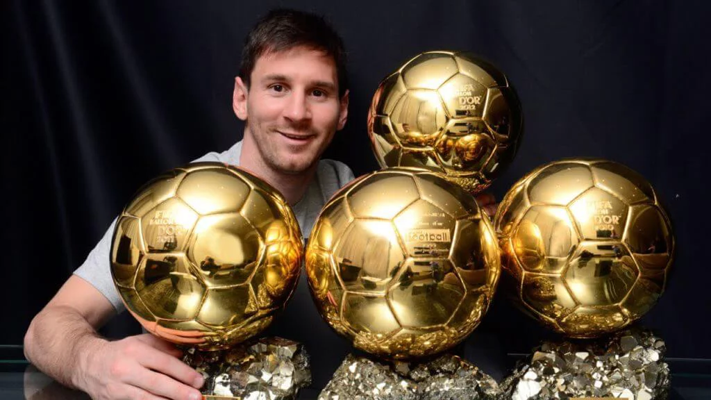 Lionel Messi has won five Ballons d'Or.