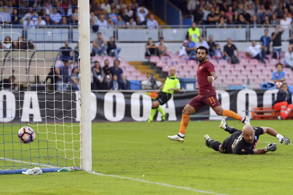 Mohamed Salah inspired Roma's win over Napoli.