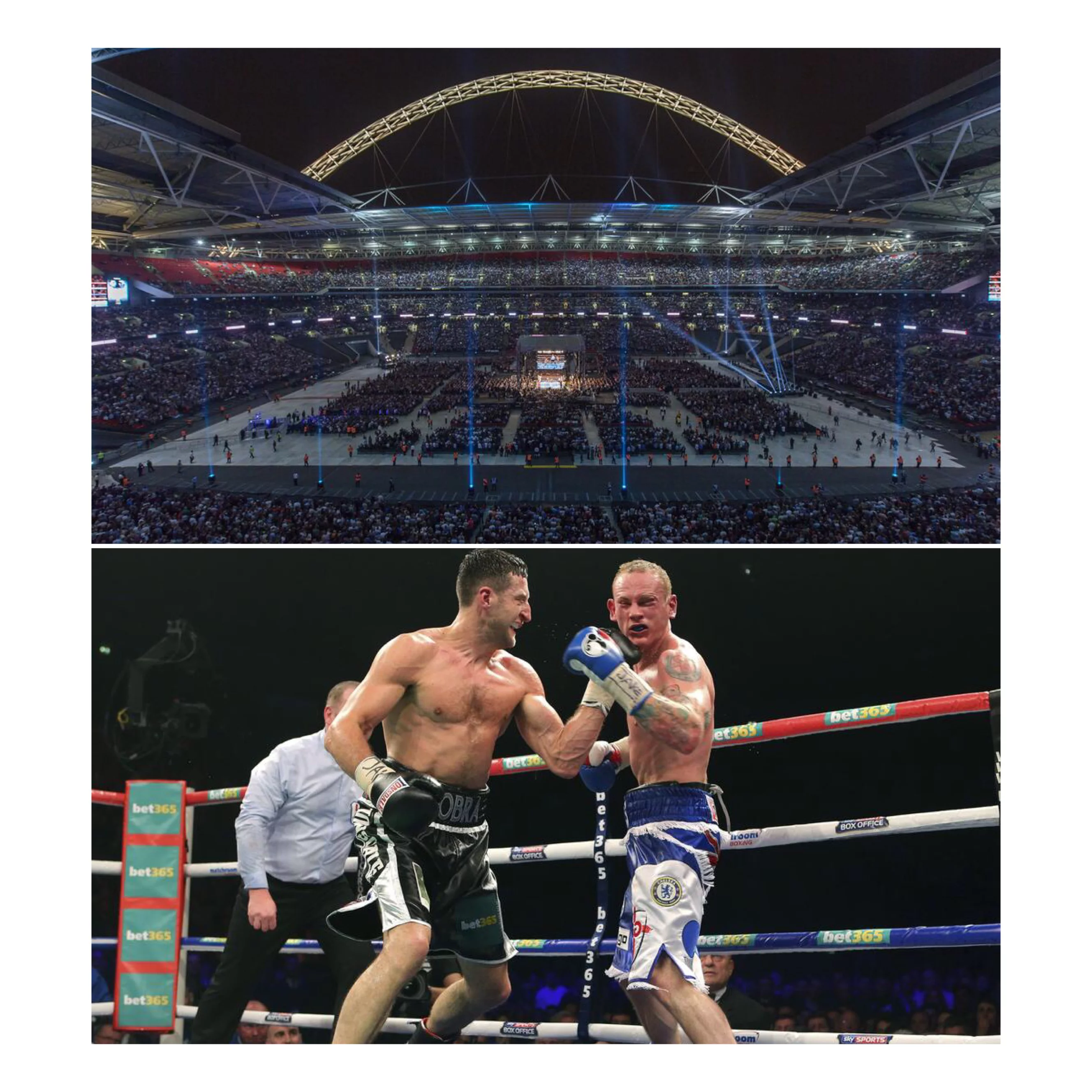 80,000 fans packed into Wembley Stadium on 31st May 2014 to see Froch v Groves 2
