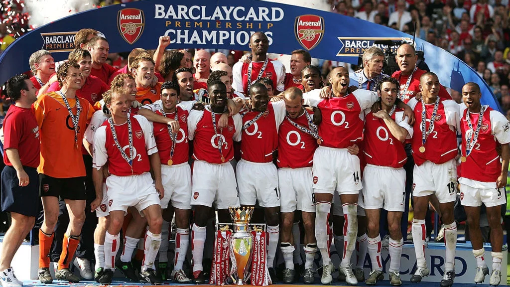 Arsenal's Invincibles of 2003/04.