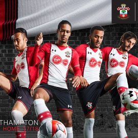 Southampton Football Club reveal home and away kits for the 2017/18 Premier League season