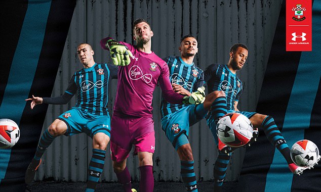 Southampton launch home and away kits for 2017/18 season