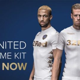 Leeds 2017-18 home kit