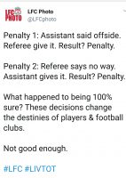 Liverpool 2-2 Tottenham: Officials under the spotlight