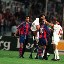 Soccer - UEFA Champions League 1993–94 - Final - AC Milan v Barcelona - Olympic Stadium, Athens