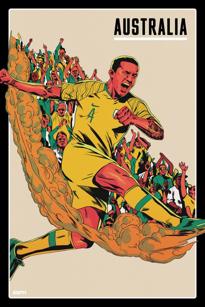 2018 World Cup Team Posters by ESPN
