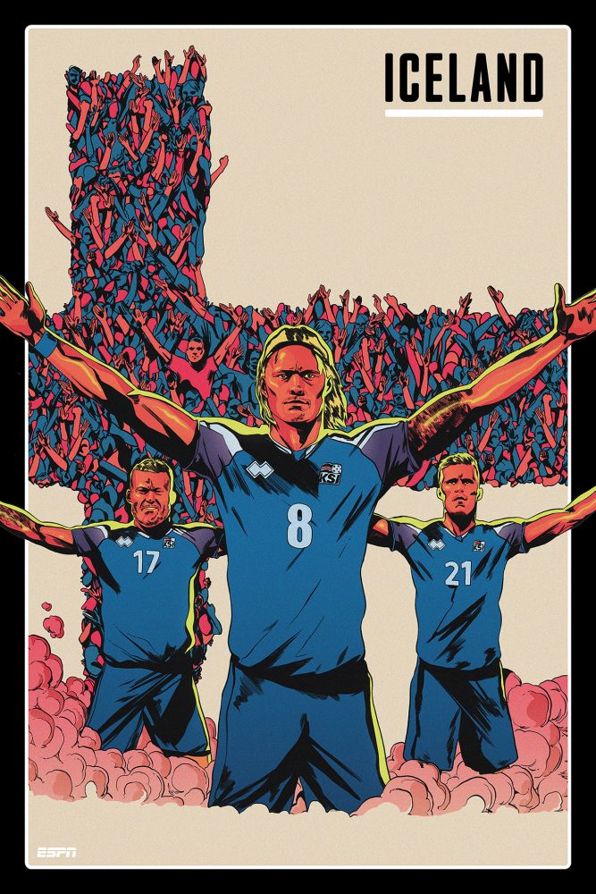2018 World Cup Team Posters by ESPN