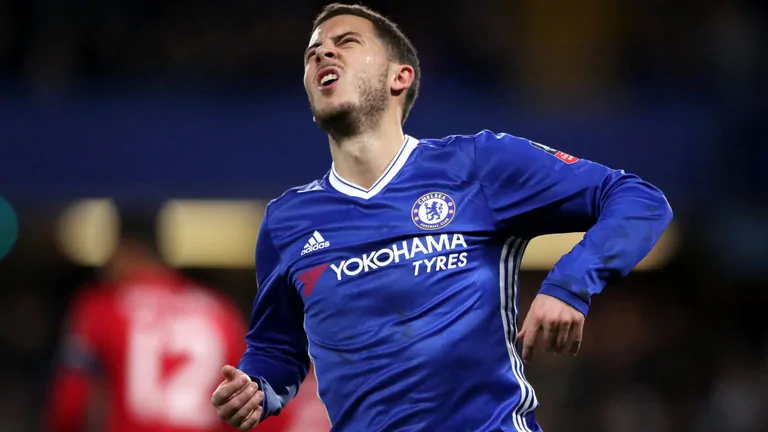 Eden Hazard In Action For Chelsea