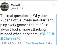 Chelsea fans react to Ruben Loftus-Cheek's cameo performance